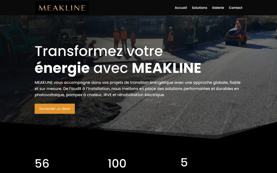 Le site de Meakline, transition énergétique et électricité, Paris, réalisé par Odratta